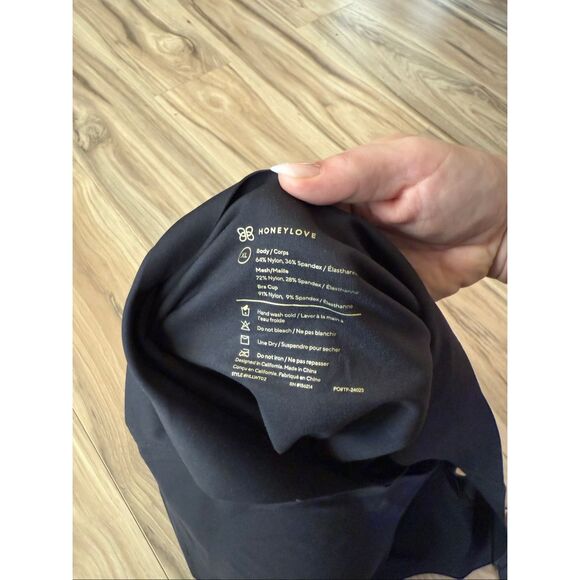 NWT Honeylove Womens Black Criss Cross Wireless LiftWear Shapewear Tank Size XL - Picture 4 of 7